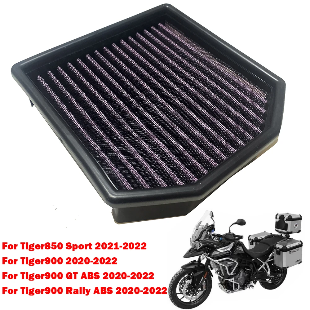 

Motorcycle Engine Air Intake Filter Cleaner Air Filter Element For Triumph Tiger850 Sport 2021-2022 Tiger900 GT Rally 2020-2022