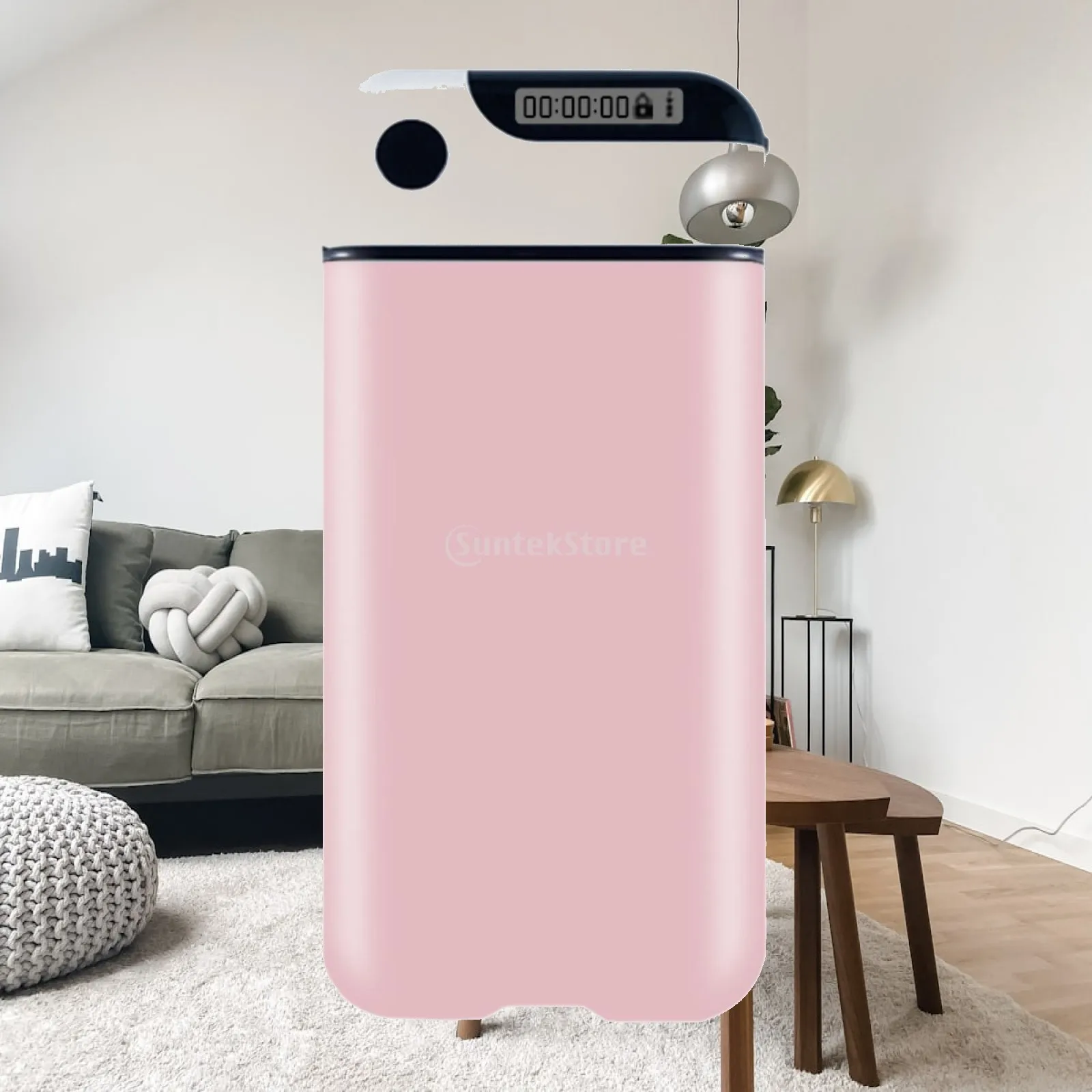 Timed Lock Box Multifunctional Phone Locker for Desktop Bedroom Living Room
