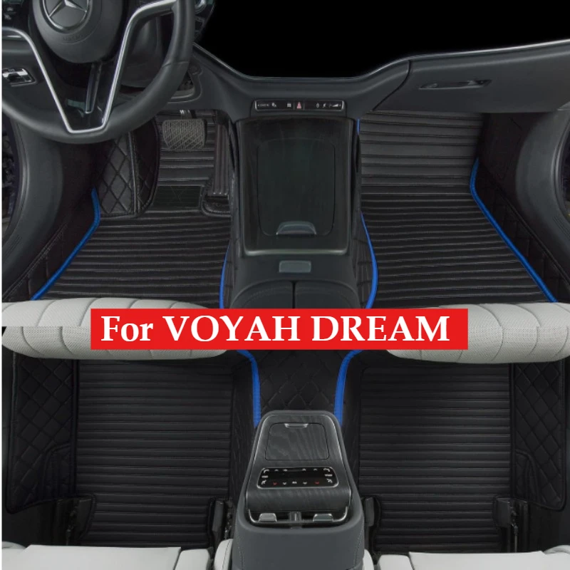 

Автомобильные коврики на заказ для VOYAH DREAM 2024 2025 2026, 7 мест, всепогодные, кожаные, модные, аксессуары для авто