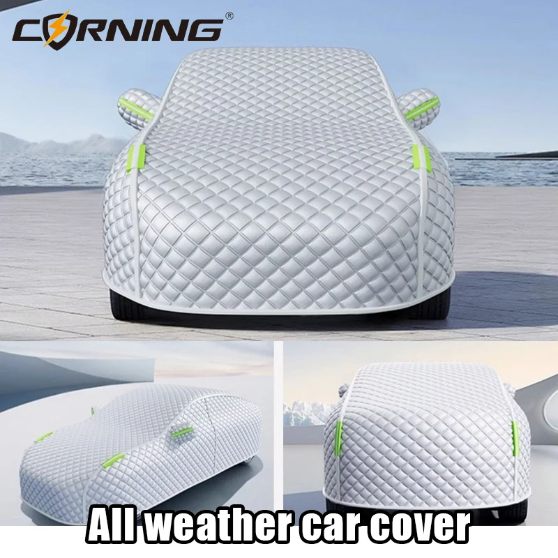 Car Windshield Cover for Winter Snow Waterproof Frost Prevention Front Windscreen Awning Full External Covers Windproof Exterior