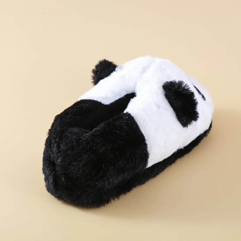 Mopa en blanco y negro con forma de panda para niños, mopa cálida para interiores, regalo de Pascua y Navidad