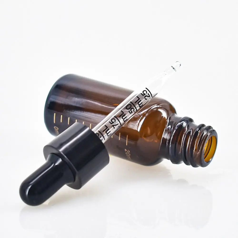 Bottle Jars Cosmetic Containers Vials Dropper Bottle with Scale Liquid Pipette Bottle Essential Oil Bottle Perfume Bottle