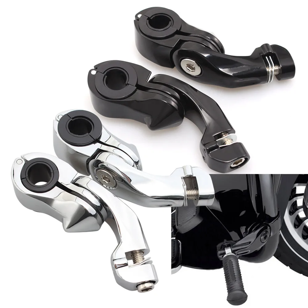 

Motorcycle Foot Rest Highway Bar Engine Guard Foot Peg Mount Clamp 1-1/4" 32mm Universal For Harley Honda Kawasaki Suzuki Yamaha