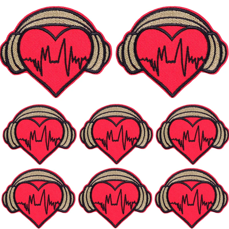 10PCS/lots Rock Style Embroidery Patch Punk Skull Patch Iron On Patches For Clothing Jackets Sewing Applique Letter Ironing DIY