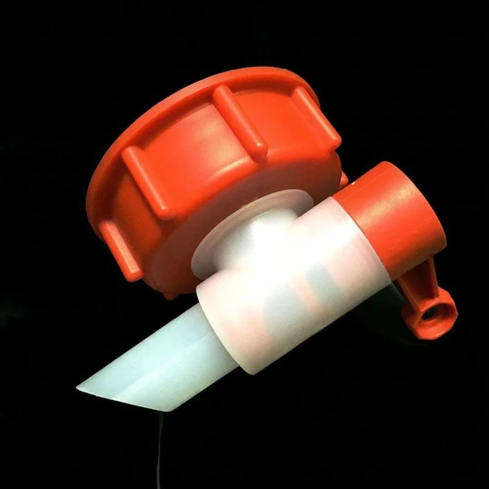 Industrial Plastic Faucet Valve 55mm For Chemical Drum Tap Acid Alkali Resistant Dispensing Spigot Liquid Connector