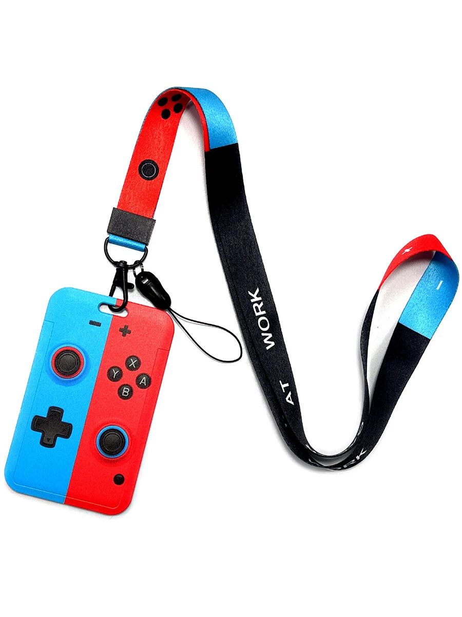 Gamer  Card Holder Lanyard For Keys Chain Credit Card Cover Pass Mobile Phone Charm Neck Straps ID Badge Holder