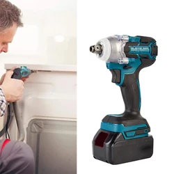 2 IN 1 Electric Impact Wrench 1/2 Screwdriver Socket Wrench For Makita 18V Battery Car Repair Cordless Power Tool