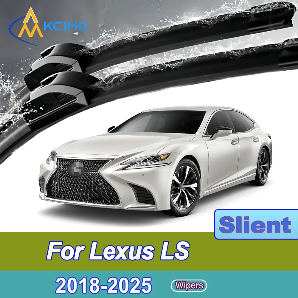 

2 Pack Silent Beam Wiper Blades For Lexus LS XF50 2018-2025 Noiseless All-Weather Design Windshield Rain Brush Accessories