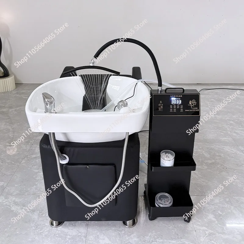 Movable Head Therapy Instrument Hair Salon Beauty Salon Multifunctional Fumigation Water Circulation   1pcs
