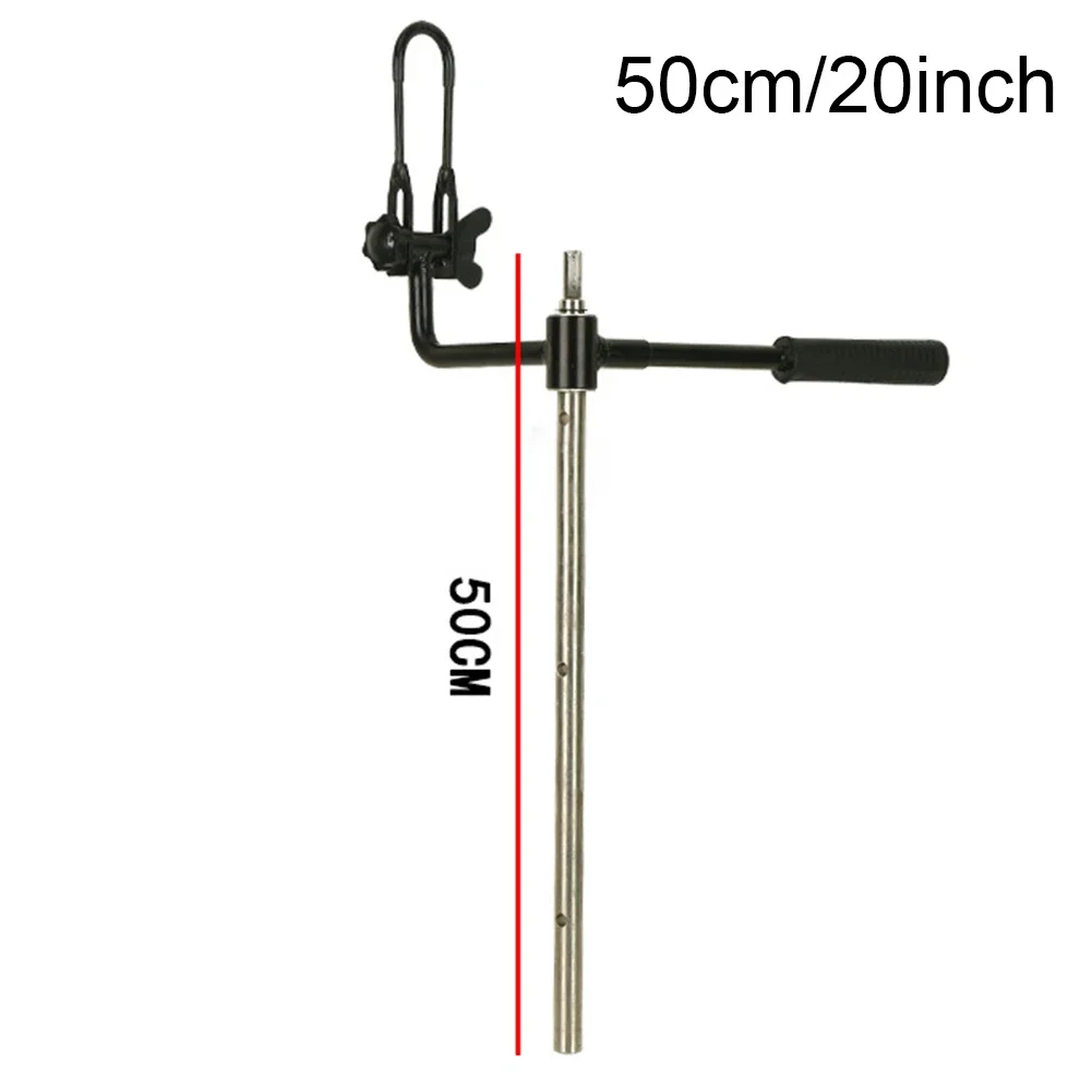 

1pc 20 Inch Ice Auger Bit Handle 50cm Nylon Drill With Adapter Float For Ice Fishing Ice Auger Bit Extension Rod Power Tools