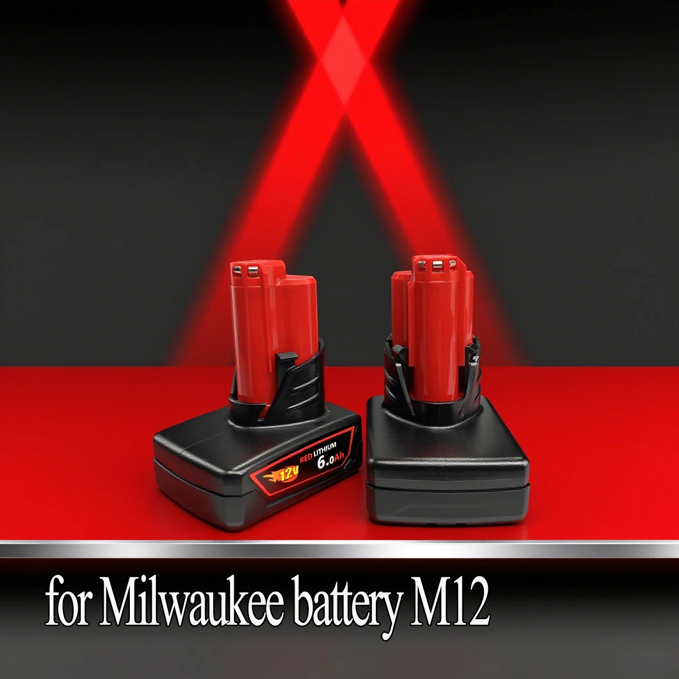 

2026 NEW For Milwaukee M18 M12 Power Tool Battery XC 12v 18v 6Ah 12Ah M18B5 48-11-1815 10C Discharge, with stronger power