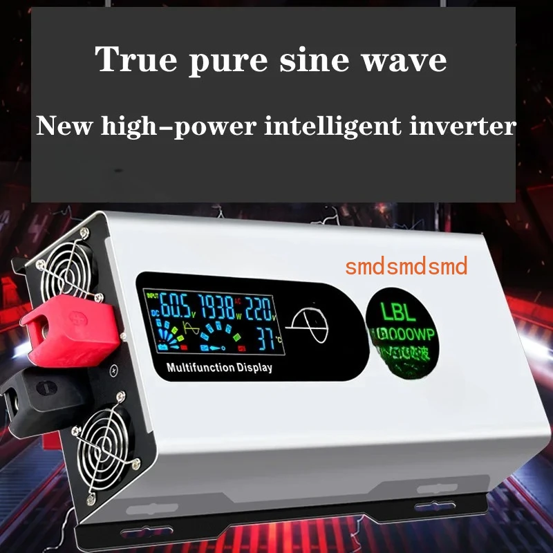 11000W 10000W pure sine wave car inverter 12V24V48V60V72V96V to 220V high-power power conversion