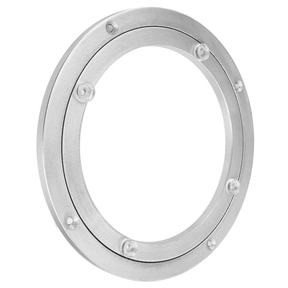 Heavy Duty Turntable Bearing Smooth Round Swivel Turntable 4.7/5.5/ 8 inch Rotating Bearing Aluminium Alloy