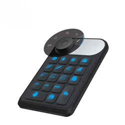 Mini Wireless Keyboard USB 2.4G Bluetooth 5.0 Connection Keydial for HUION K20 KD100, for Graphic Tablets WACOM XP-PEN PC Laptop