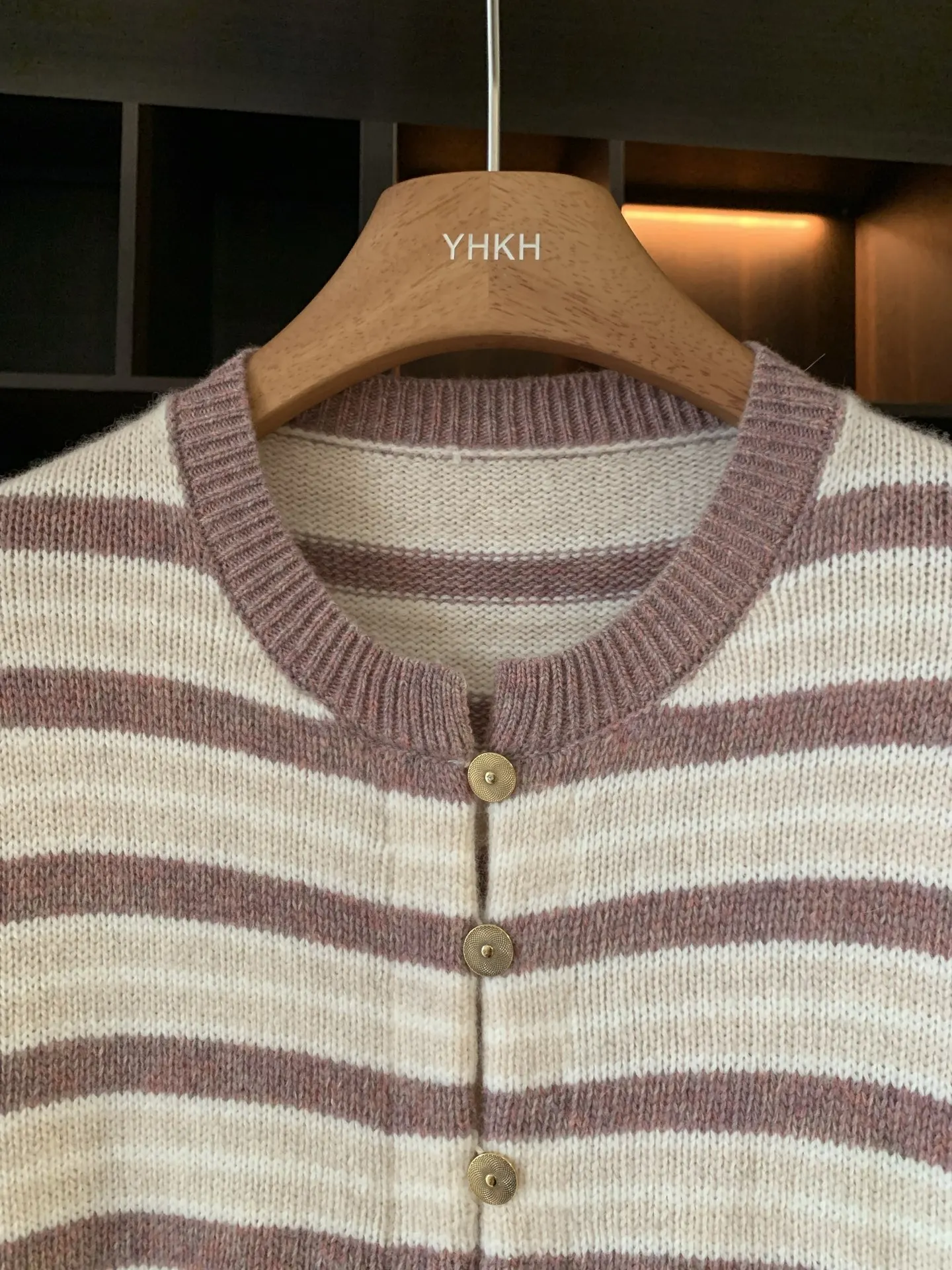 

Осенне-зимний новый высококачественный модный повседневный полосатый шерстяной свитер для женщин