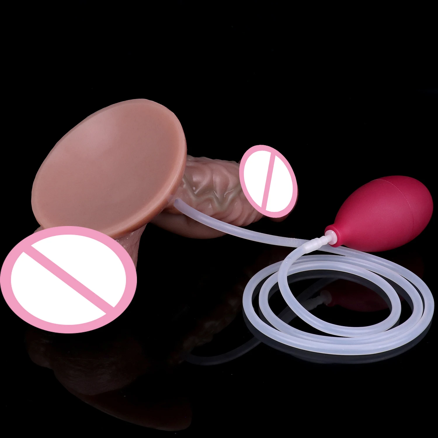 FAAK Siliconen Spuitende Penis Diepe Textuur Ejaculatie Realistische Dildo Voor Beginner Vrouwelijke Masturbator Anale Speeltjes Voor Vrouwen