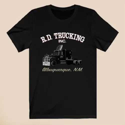 

R.D. Trucking Convoy Movie Men's Black T-Shirt Size S-5XL