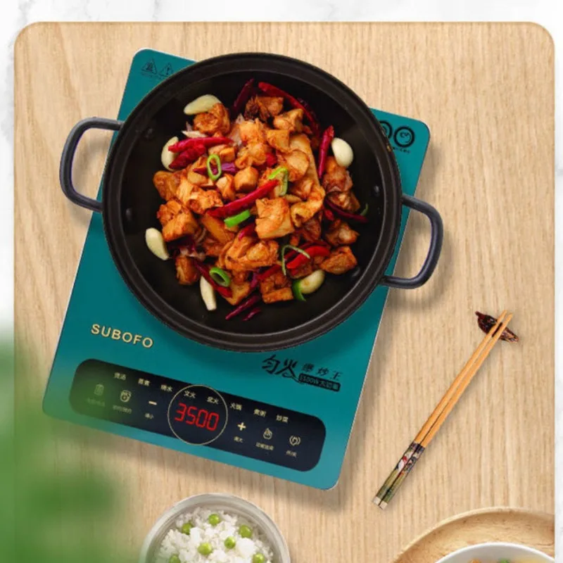 High Power 3500W Electromagnetic Furnace Household Kitchenware Stir Fried Vegetable Hotpot Commercially Available