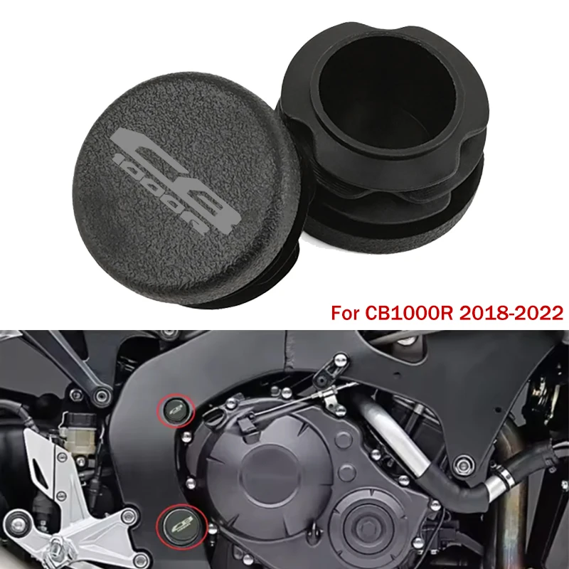 Für Honda CB 1000R CB1000 R 2018-2022 2021 2020 4-teiliges Motorrad-Rahmenloch-Abdeckkappen-Set Dekorative Zubehörteile Rahmenkappen-Set