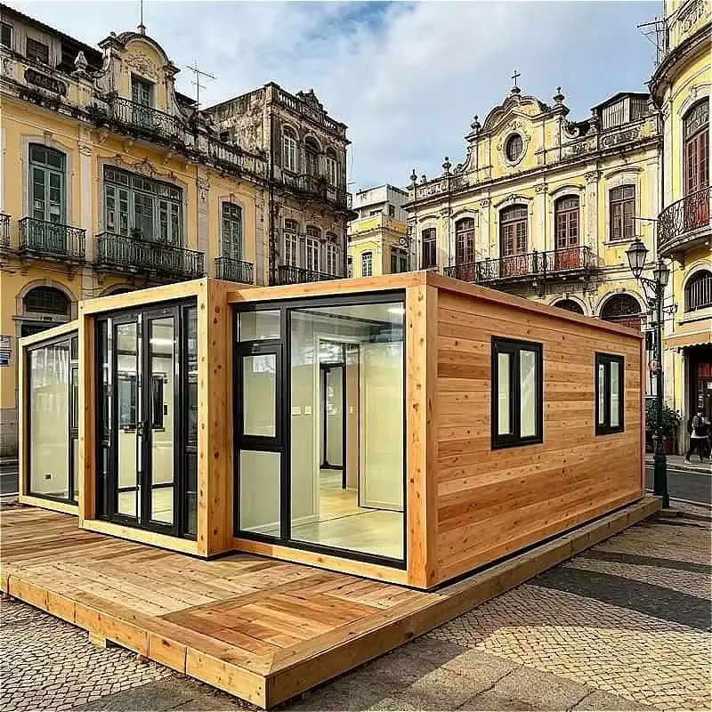 China whosale Container House 20ft 40ft Prefabricated Home with Steel Structure and Sandwich Panel for Living Room and Bedrooms