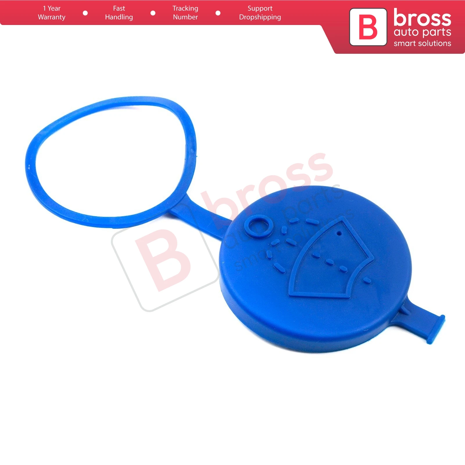 Bross Auto Parts BSP601 Windshield Washer Fluid Bottle Tank Reservoir Washer Cap 643230 for Citroen Peugeot Ship From Turkey