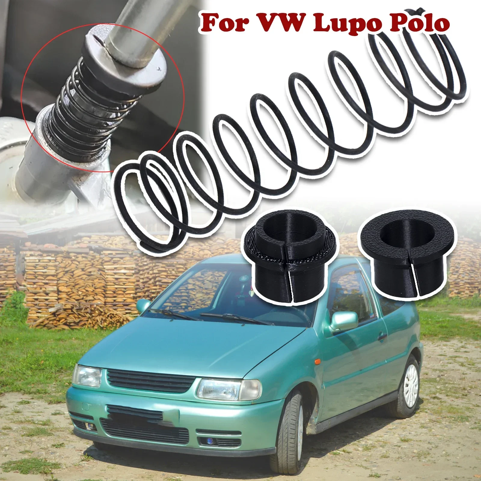 For VW Lupo Polo Solid Gear stick Lever Shifter Shaft Bushing Kit Gear Shifting Issue Fix Manual Gearbox Spare PartsReplacement