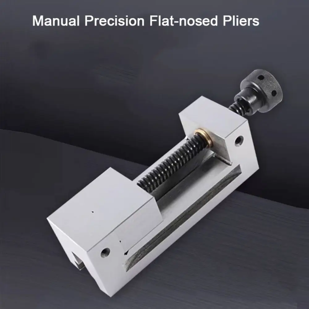 

2 Inch Flat Mini Machine Vice Heavy Duty High Precision Surface Bench Vise Durable Multipurpose Grinder Right Angle Vise