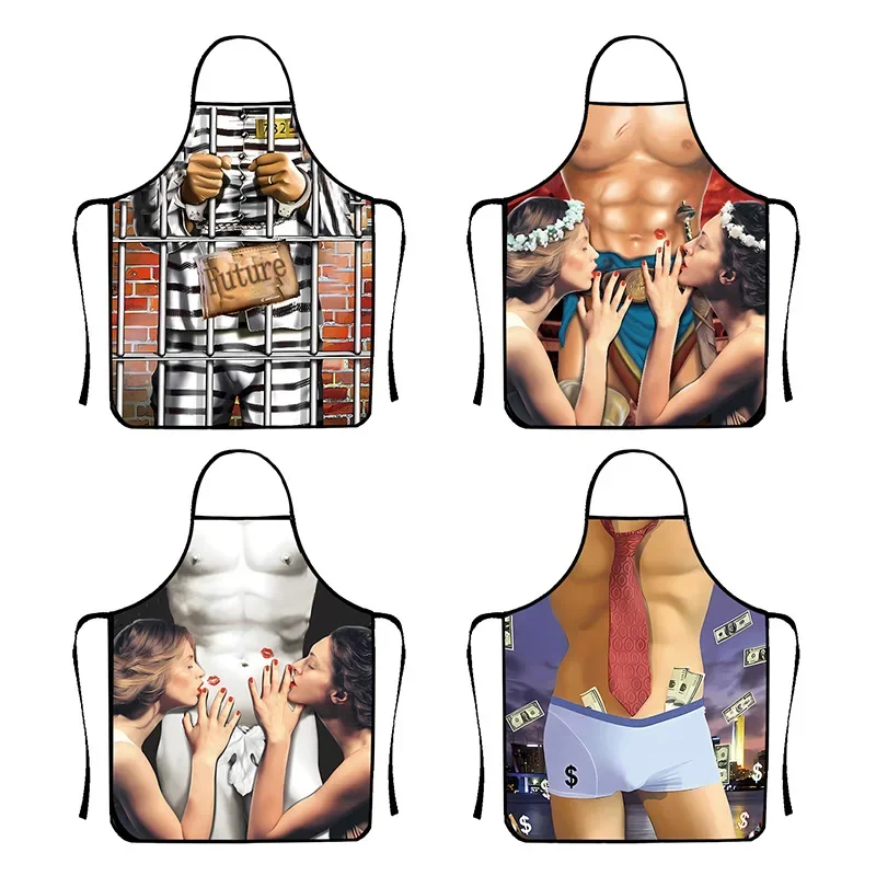 

Funny Grilling Apron for Men BBQ Kitchen Cooking Pottery Apron Men's Dress Apron for Cooking Baking - Durable Grilling Aprons