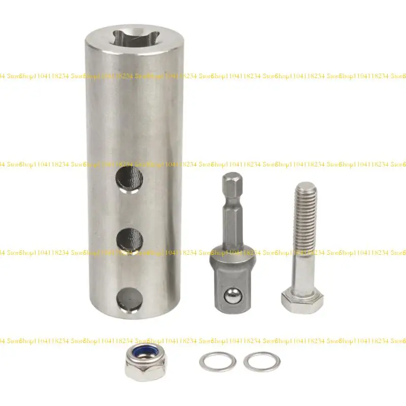 

P9FB Efficient Stainless Steel Trailer Jacks Drill Adapter For Easy Operation On 1In Drive Shafts Power Tool Accessories