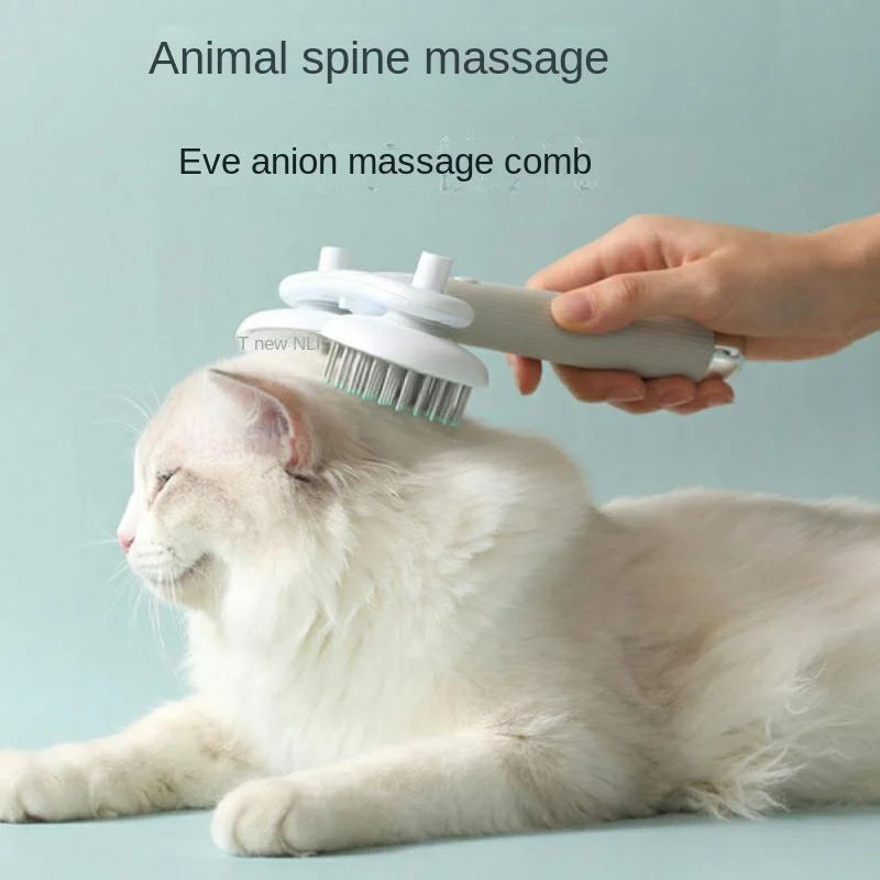 Negative Ion Massage Comb Cat and Dog Comb Hair Cleaner Pet Supplies Brush To Remove Floating Hair Comb Artifact