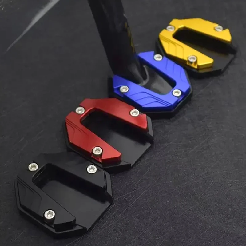 Universal Scooter Motorcycle Bike Kickstand Extender Foot Side Stand Extension Pad Support Plate Anti-skid Enlarged Base