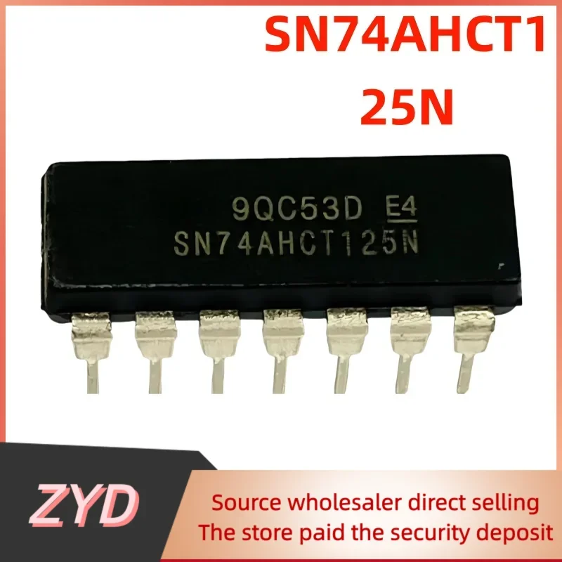 ZYD 10Pcs/Lot Original New SN74AHCT125N 74AHCT125 74AHCT125N DIP-14 IC Chip