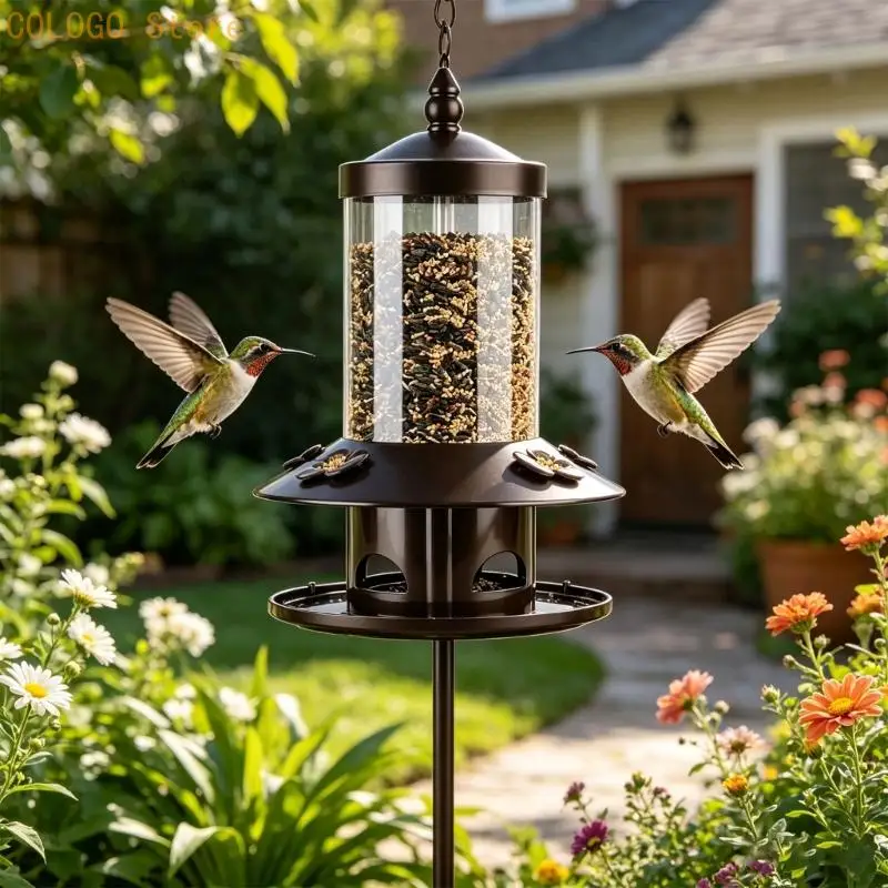 Hanging birdlike supplier With Protective border And Large Capacity For Backyard Or porch D0LD