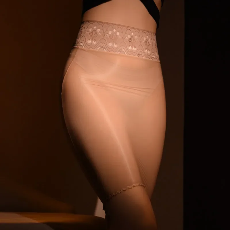 กางเกงทรงดินสอเอวสูงแวววาวกระโปรงน่ารักผ้าโปร่งกระโปรงน่ารักมองทะลุผ่าน ROK MINI ขนาดเล็กสำหรับการเต้นเซ็กซี่เกมของเล่นทางเพศ