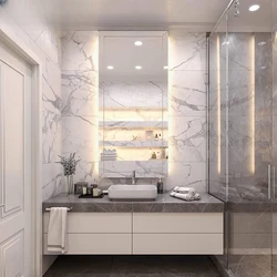 Modern luxury rock board bathroom cabinet, small unit bathroom, washbasin, solid wood,