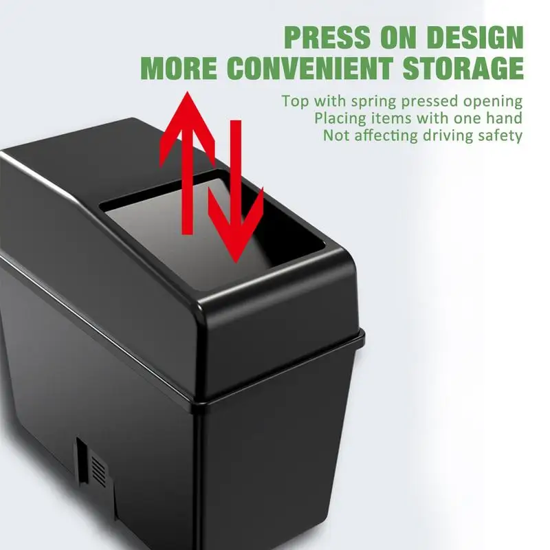 Car Garbage Bin Dustbin Organizer Automotive Organizer Garbage Box Trash Can Waterproof Garbage Container Vehicle supplies