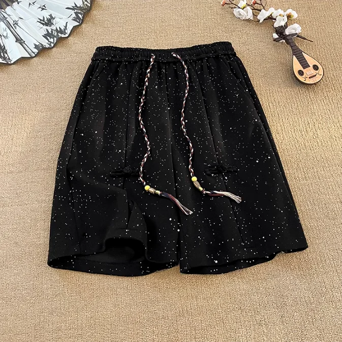 

plus Size 300 Pounds Women's Sporty Casual Wide Leg Pants High Waist Short Trousers Summer Comfortable Loose Fit Trousers