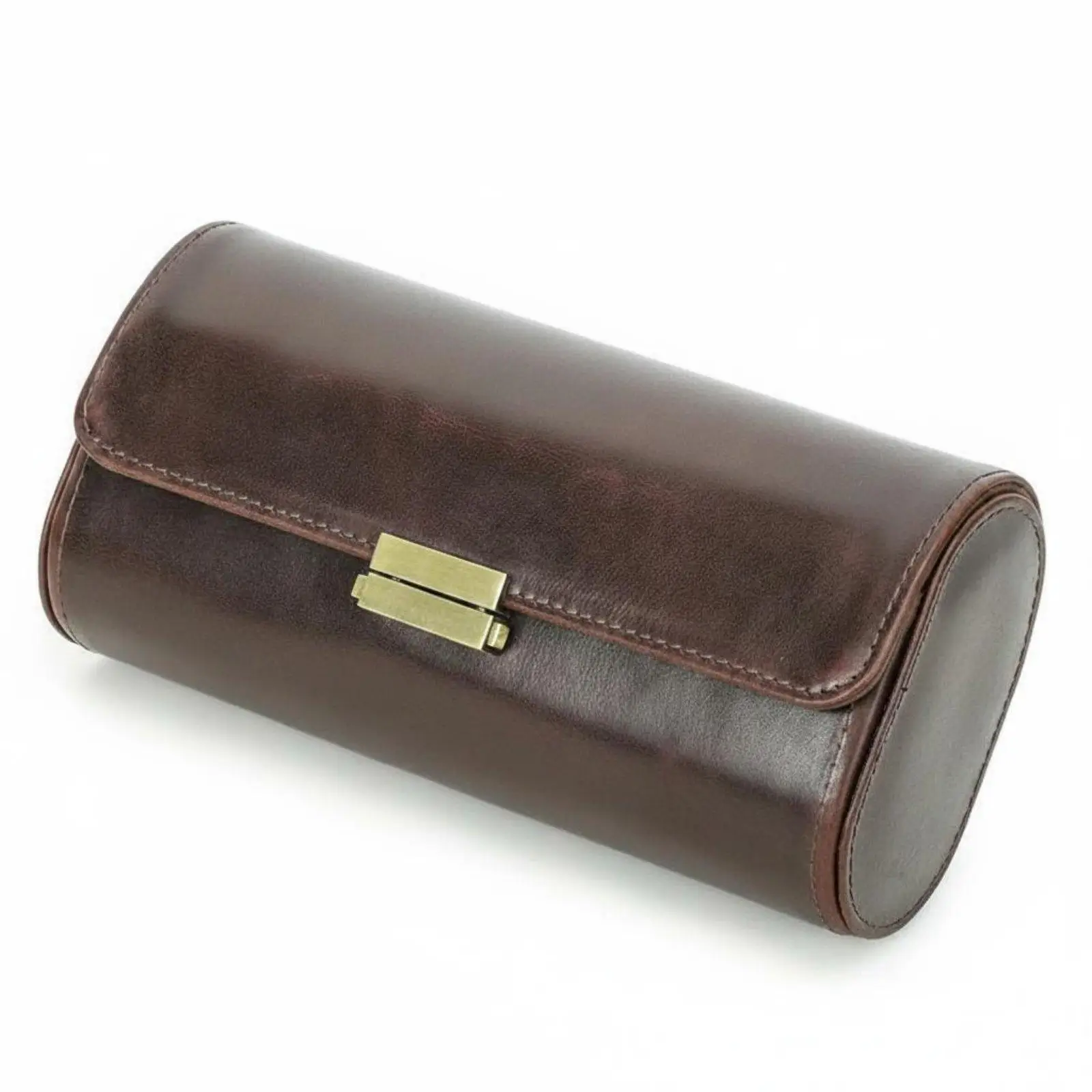 3 Slot Watch Box Shockproof Leather Watch Case Double Protection for Home