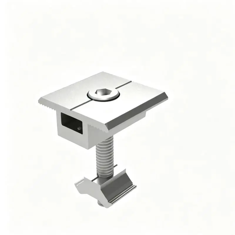 1PCS Solar Panel End Clamps Mid Clamps PV Mounting Hardware For Solar Module Installation Brackets