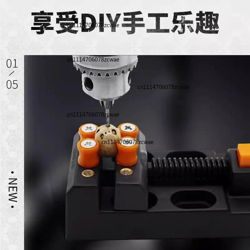 ZOCI-FOR Mini Manual Hand Drill DIY Drilling Tool, Hand Twist Drill for Walnut & Craft Bead Hole Making