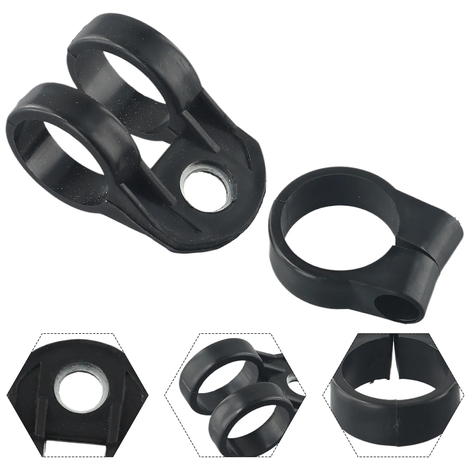 5.7*3.7*3.2cm Trimmer Brushcutter Harness Hook Clip Bracket Black For 26mm Shaft Outdoor Power Equipment Parts