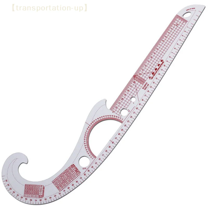 Multi-function Plastic French Curve Sewing Ruler Easy Curve Ruler for Knitters