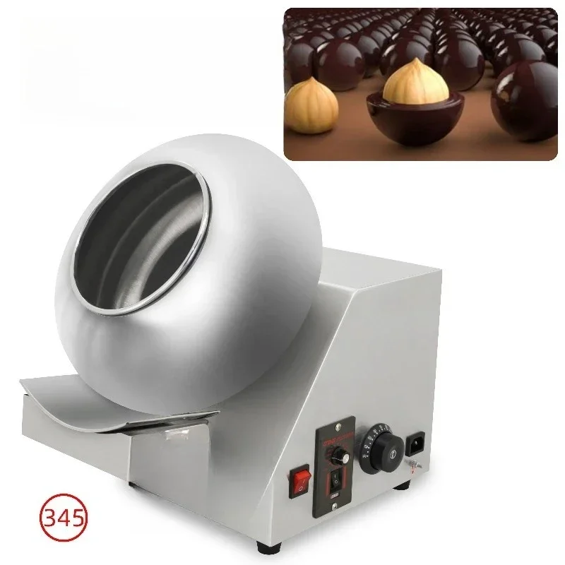 NP-345 Commercial Chocolate Coating Machine Chocolate Making Machine for Nuts Peanut Almond