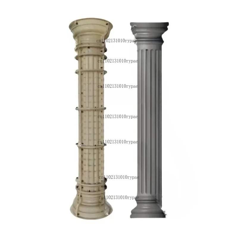 Top Concrete Column Mould Casting Roman Column Mould Building Outdoor Decoration ABS Plastic