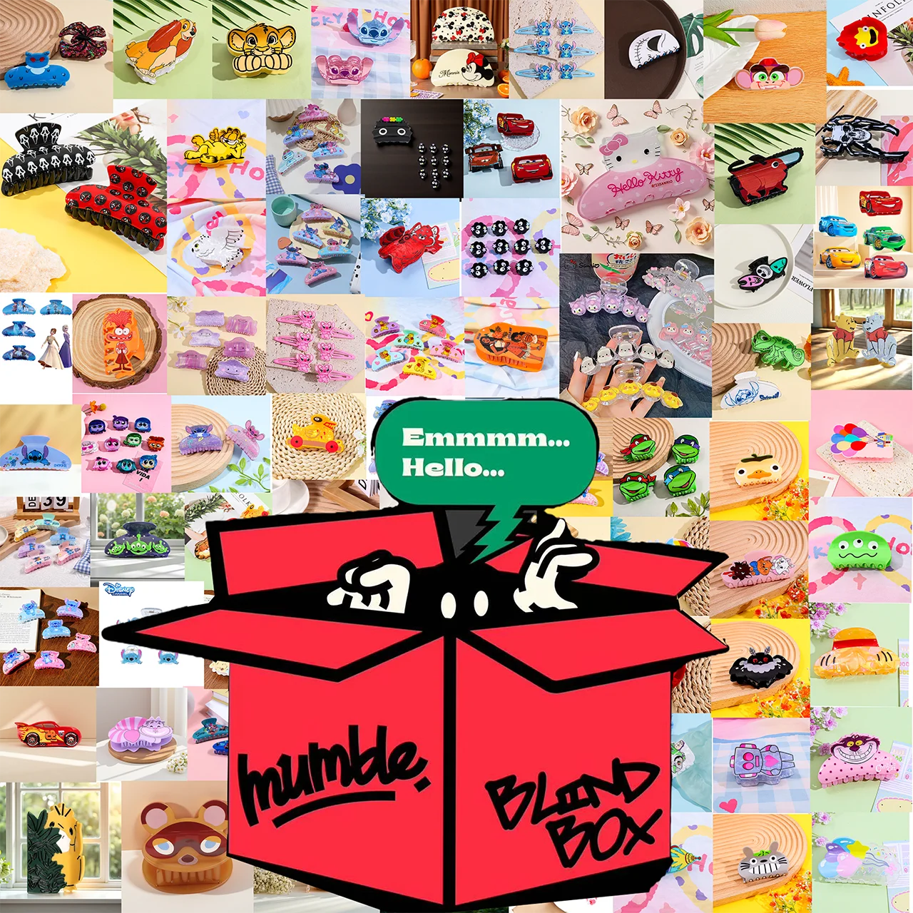 

Surprise Hair Accessory Box - Fun Unboxing Experience Ideal for Parties And Everyday Use Mystery Gift Box with Multiple Items