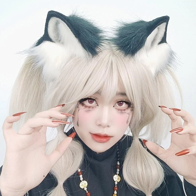 M68A Anime Maid Head Band Band Plush Anime Ear Hairhoop Cosplay Party Personagem