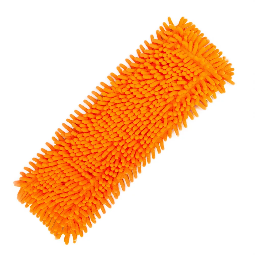 Reusable Dry Wet Sweeping Cloths Chenille Mop Head Replacement Washable Mop Pads Home Cleaning Supplies