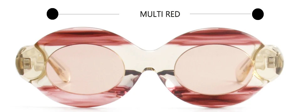 Luxus Dicke Gemischte Acetat Oval Polarisierte Sonnenbrille Frauen Trendy UV Schutz Brillen Stilvolle Schild Für Männer lentes de sol – Detail 15