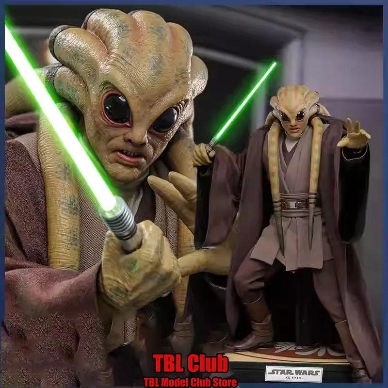 

In Stock HOTTOYS MMS751 1/6 Scale Star Wars Kit·Fisto Shii-Cho Swordsmanship 12-inch Full Set Action Figure Male Soldier Toys