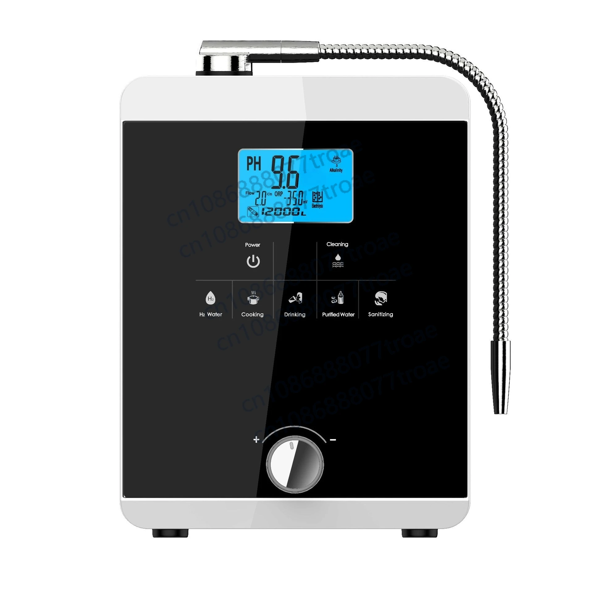 Household electrolytic water machine, voice type hydrogen-rich water machine